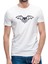 Aerosmith Hard Rock Rock And Roll Baskılı Beyaz Erkek Örme Tshirt 1