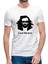 Cem Karaca Baskılı Beyaz Erkek Örme Tshirt 1