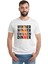 Pubg Winner Winner Chıcken Dınner Baskılı Beyaz Erkek Örme Tshirt 1