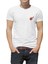 Gitar Ateş Müzik Rock Baskılı Beyaz Erkek Örme Tshirt 1