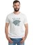Game Of Thrones Baskılı Beyaz Erkek Örme Tshirt 1