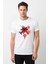 Pubg Lets Erangel Playerunknowns Baskılı Beyaz Erkek Örme Tshirt 1