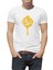 Pubg Tava 3 Lvl Kask Baskılı Beyaz Erkek Örme Tshirt 1