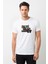 Gta V Yazı ve Logo Erkek Beyaz Tshirt 1