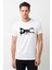 Dmc Devil May Cry Logo Baskılı Beyaz Erkek Örme Tshirt 1