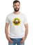 Guns'n Roses Baskılı Beyaz Erkek Örme Tshirt 1