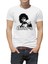 The Doors Solist Baskılı Beyaz Erkek Örme Tshirt 1