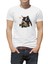 Pubg Baskılı Beyaz Erkek Örme Tshirt 1