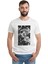 The Doors Lyric Lirik Baskılı Beyaz Erkek Örme Tshirt 1