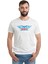 Aerosmith Hard Rock Rock And Roll Baskılı Beyaz Erkek Örme Tshirt 1