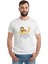 Ataturk Baskılı Beyaz Erkek Örme Tshirt 1