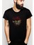 Muhammed Ali Impossible Is Nothing Boks Baskılı Siyah Erkek Örme Tshirt 1