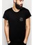 Pink Floyd The Wall Beyaz Metal Baskılı Siyah Erkek Örme Tshirt 1