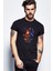 Star Wars Afiş Baskılı Siyah Erkek Örme Tshirt 1
