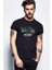 Call Of Duty Ghost Drawing Baskılı Siyah Erkek Örme Tshirt 1