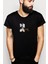 Elvis On Stage Baskılı Siyah Erkek Örme Tshirt 1