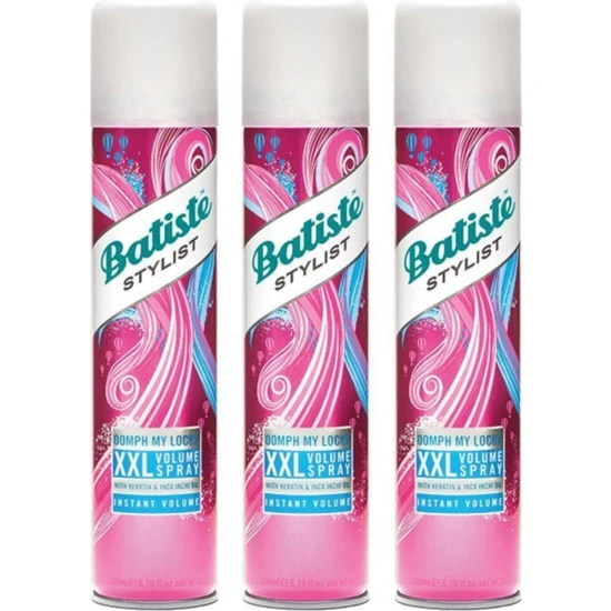 Batiste Xxl Kuru Şampuan 200 ml x 3