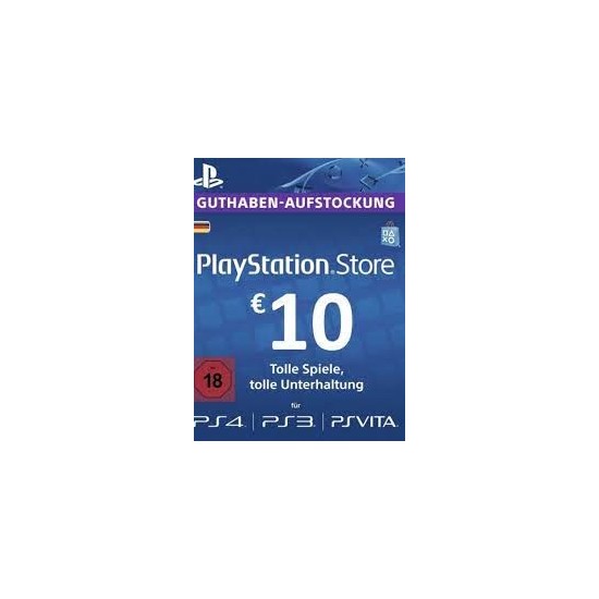 Playstation Psn Card 10 EUR / 10 EURO (DE) Germany
