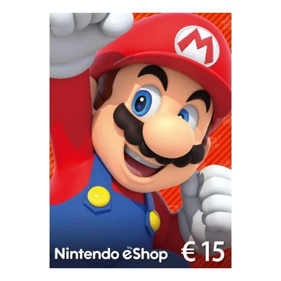 Nintendo Eshop Card 15 Eur (Eu) Europe