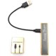 Hediyehanesi Kişiye Isme Özel USB Şarjlı Siyah Sürgülü Çakmak M01