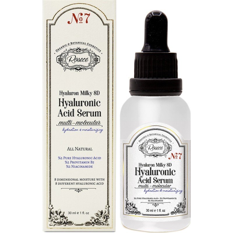 Rosece Hyaluron Milky 8d / Multi Moleküler Hyaluronik Asit Serum