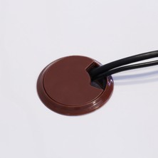 BADEM10 Masaüstü Kablo Kanalı Deliği Kapağı 6 cm Kahverengi