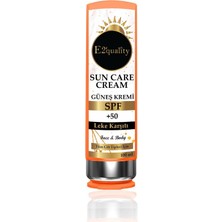 E2'quality Leke Karşıtı Spf 50+ Güneş Kremi Yüz ve Vücut Için 100 ml