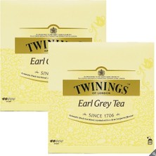 Twinings Earl Grey 50'li Poşet Çay 2'li Paket