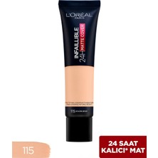 L'Oréal Paris Loreal Paris Infaillible 24H Matte Cover Fondöten 115 Beige Dore/golden Beige 30ML