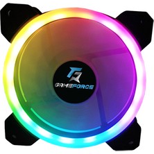 Gameforce Dualrıng 4X120MM Sese Duyarlı A-Rgb Kasa Fanı