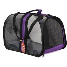 Pet Pretyy Bacco Milano Şeffaf Çanta Mor