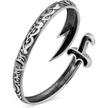Candie Silver Zülfikar Model 925 Ayar Gümüş Erkek Bileklik