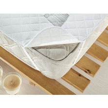 Kapitone Telalı Ped 160X200 cm Çift Kişilik Alez