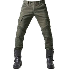 Erkek Dört Mevsim Streç Denim Motosiklet Pantolonu (Yurt Dışından)