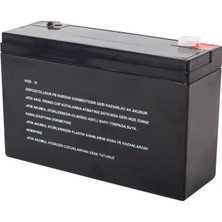 Orbus Akü 6 Volt 12 Amper Powermaster * Orbus * Atex ( 150 x 50 x 94 mm )