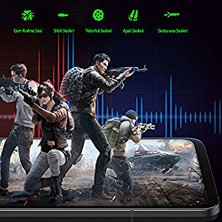 Polham LED Işıklı 3D Ense Tipi Bluetooth Oyuncu Kulaklığı Stereo 3D Ayarlanabilir Gaming Kulaklık