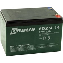 Orbus 12V 14AH Elektrikli Bisiklet Aküsü (150X97X95 Mm)