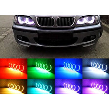 Blueoto Bmw E46 Multi Color 16 Renk Angel Eyes   Halka Seti 4 Adet