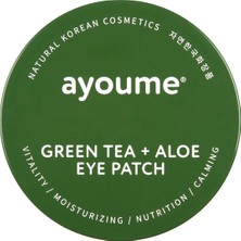 Ayoume Yeşil Çay + Aloe Göz Maskesi - Green Tea + Aloe Eye Patch 1.4g x 60 Adet