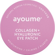 Ayoume  + Hyaluronik Göz Maskesi - Collagen + Hyaluronic Eye Patch 1.4g x 60 Adet