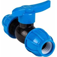 Unisera 20*20 mm Pp Kaplin Çıkışlı  Küresel Vana