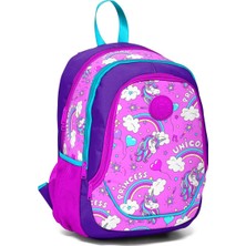 Coral High Kids Unicorns Baskılı İlkokul Okul Çantası - Kız Çocuk