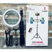 Zore Dc-36 Işıklı Tripod Telefon Tutucu Ring Light