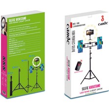 Zore Dc-36 Işıklı Tripod Telefon Tutucu Ring Light