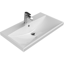 Turkuaz Seramik Cerastyle Elite 80CM Etajerli Lavabo