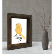 Bk Gift Dekoratif Doğal Masif Ahşap Çerçeve 15X20CM-54