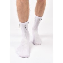 Ripeness Socks Silver Palawan Gümüş Küpeli Tenis Çorabı