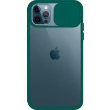 FitCase Apple iPhone 12 / 12 Pro Kılıf Palm Kamera Koruma Kapaklı Silikon