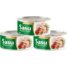 Sasu Akdeniz Usulü Ton Balığı 2X160G Bütün Dilim