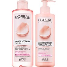 L'Oréal Paris Loreal Paris Loreal Değerli Çiçekler Kuru Ve Hassas Cilt Temizleyici Set 2